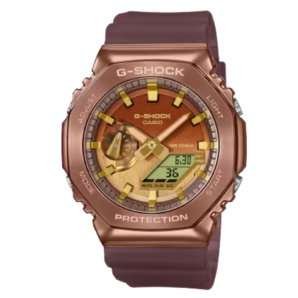 Casio G-Shock Classy Off Road Series GM-2100CL-5A Rose Gold Resin Band Men Sports Watch